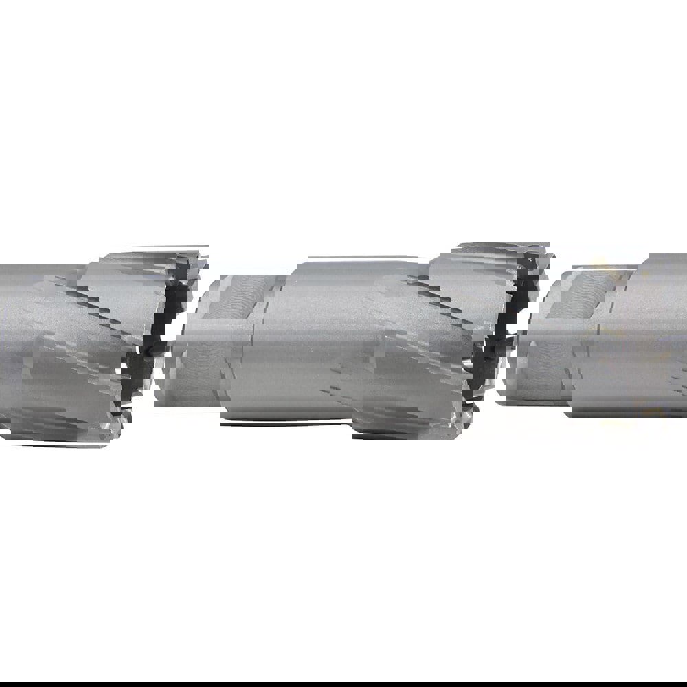 Annular Cutters; Cutter Diameter (Inch): 1-1/8 ; Cutting Depth (Inch): 2 ; Tool Material: Carbide-Tipped ; Connection Type: Weldon ; Connection Size: 3/4 in ; Tool Application: Sheet Metal